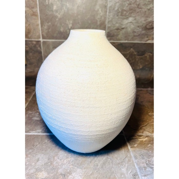 10" x 8.5" Earthenware Fall Texture Vase - Threshold - Picture 8 of 9